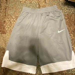 Mens grey nike basketball shorts